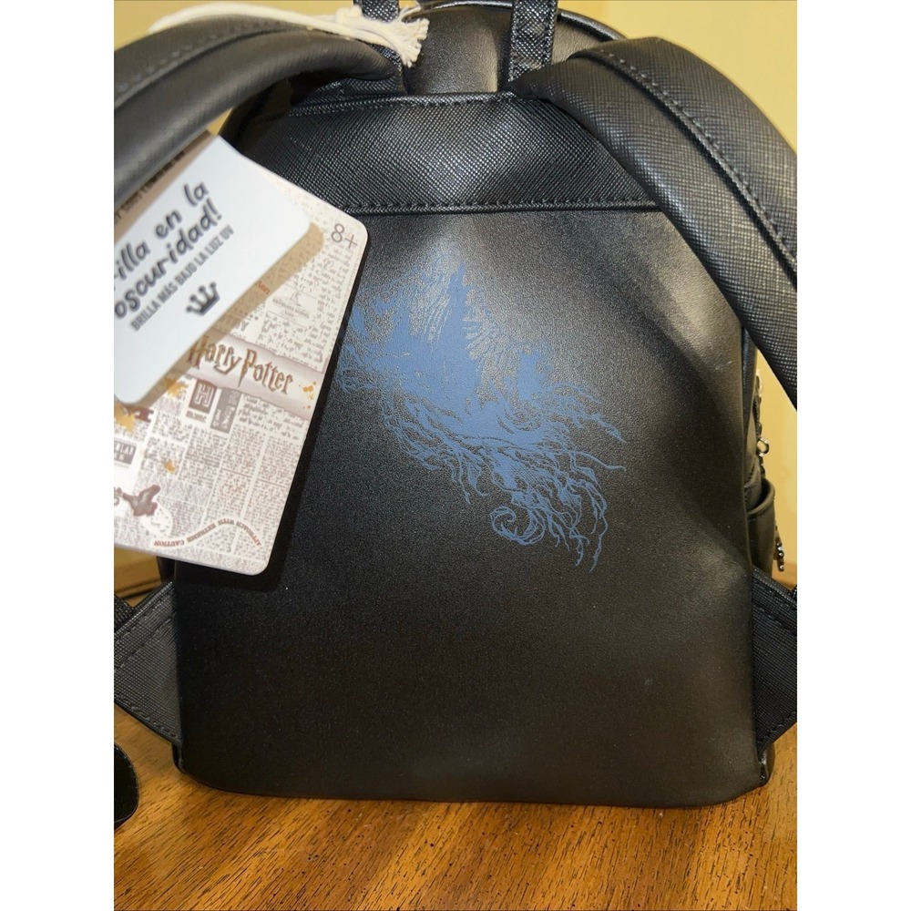 Loungefly - Harry Potter Dementors at Hogwarts Mini Backpack Glows In The Dark - Picture 8 of 8